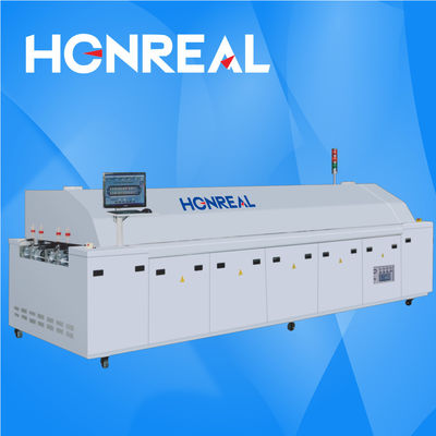โมดูเลอร์อากาศร้อนอัดกลับเตาอบ SMT 16-โซนบังคับ convection