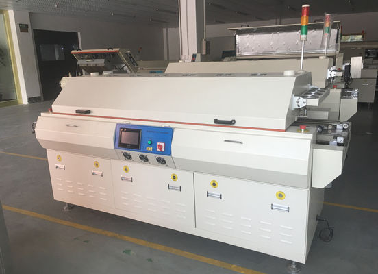 อุตสาหกรรม SMD SMT รีฟลอย Soldering Machine PLC การควบคุม 400 มม PCB ความกว้าง