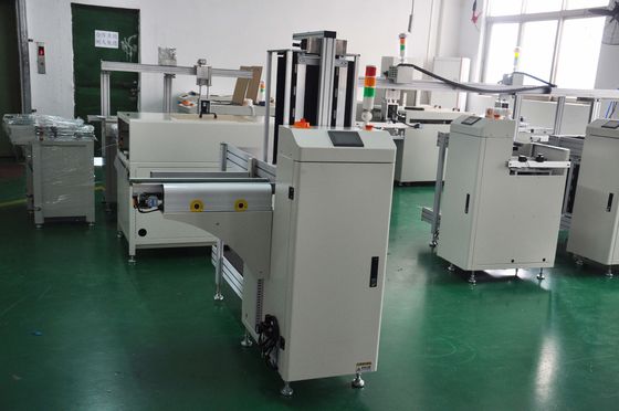อัตโนมัติ PCB Magazine Unloader PCB Back End Unloader รูปทรง L PCB Lift SMT Exit Unloader สําหรับสายการผลิต SMT