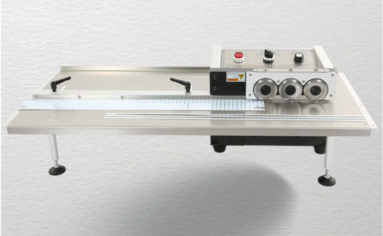 เครื่องตัด PCB อลูมิเนียม V Groove สําหรับการแยก PCB SMD