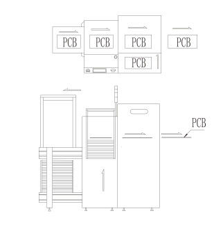 เครื่องบรรทุก PCB อัตโนมัติอย่างสมบูรณ์แบบ วาคิวัมดูดสําหรับสาย Smt