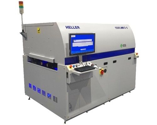 Heller ใช้เครื่องจักร 5 โซนอากาศ Reflow Oven SMT / SMD / LED เครื่องเชื่อมด้วย Siemens PLC