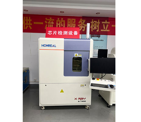 บอร์ดวงจรพิมพ์ที่ก้าวหน้า เครื่องตรวจสอบรังสีเอ็กซ์ PCB มุมมัก 0-90° ความละเอียด 5.8Lp/mm