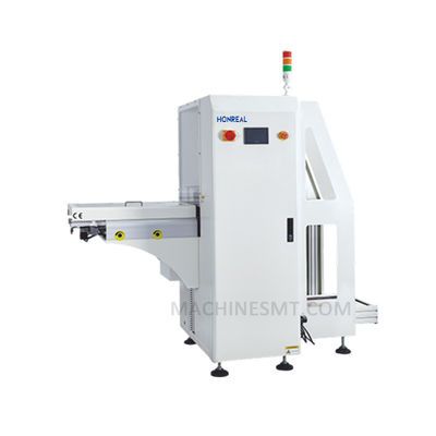 มือซ้าย/ขวาทิศ PCB Loader Unloader เครื่องเชื่อมต่อ MES ด้วยฝุ่นปกและความกว้างปรับ