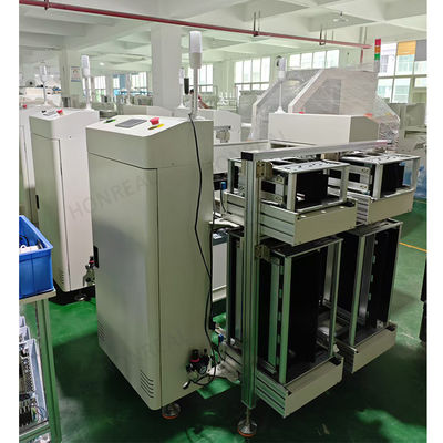 เครื่องขนถ่าย PCB อัตโนมัติ SMT ควบคุม PLC รางคู่ หลังเครื่องทดสอบ AOI